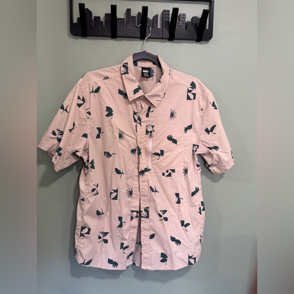REI Mens Patterned Hiking Shirt